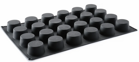 Plaque Moule à Muffins en Silicone 570x375x24 Pièces – Antiadhésif, Résistant à Haute Température