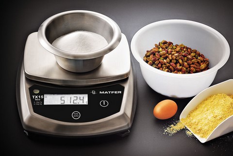 BALANCE ÉLECTRONIQUE MATFER SM IP65 PLATEAU INOX JUSQU'À 6 KG/1 G