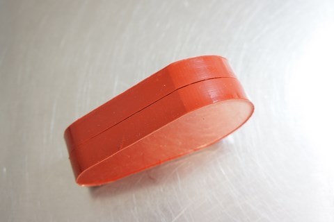 Empreinte silicone feuille à sucre tiré ou pastillage