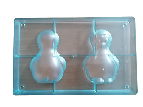 Moule chocolat polycarbonate pingouin