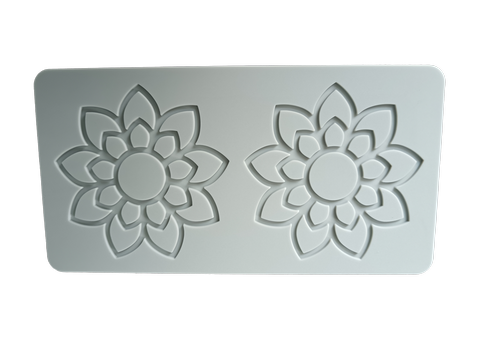 mOULE SILICONE dentelle DECOR Fleurs EN PâTE à CIGARETTE